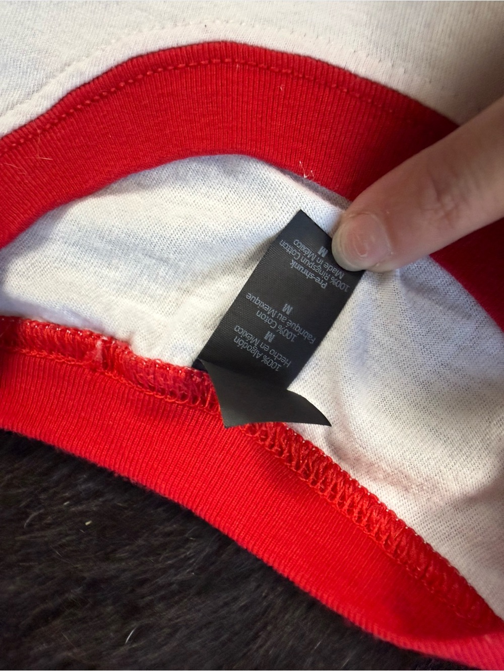 White & Red Steven Rhodes Graphic Ringer Tee - Picture 3 of 4